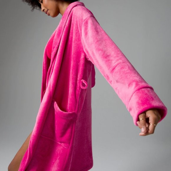 NWT Soma Embraceable Plush Short Robe - Picture 4 of 4